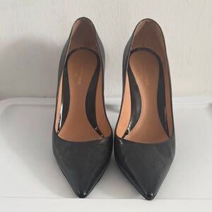 Sergio Rossi Black Patent Leather Heels